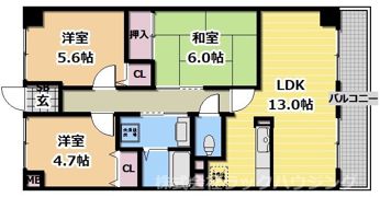 グラン・エスポワールの間取り画像