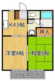ビーラインKの間取り画像
