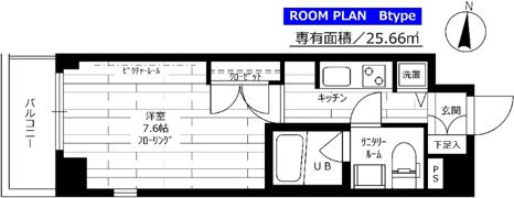 ステージファースト恵比寿二番館の間取り画像