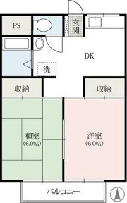 パールハイツⅠの間取り画像
