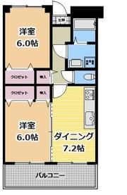 アヴェニール三鷹の間取り画像