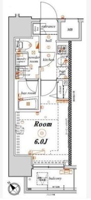 エルグランジュテ川崎の間取り画像