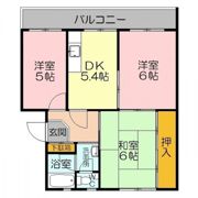 ハマナカマンションの間取り画像