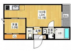 GRANDTIC sola(グランティック ソラ)の間取り画像