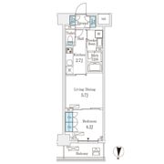 フロンティアレジデンス錦糸公園の間取り画像