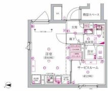 ベルシードステアー押上の間取り画像