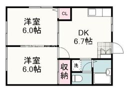 プレジールエムの間取り画像