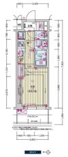 プレサンス天王寺ヴィヴァンの間取り画像