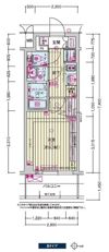 プレサンス天王寺ヴィヴァンの間取り画像
