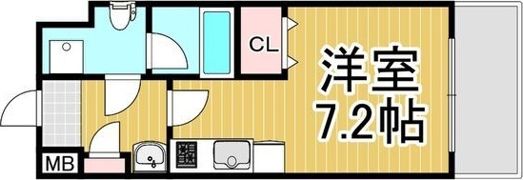 レオンコンフォート新梅田Ⅱの間取り画像
