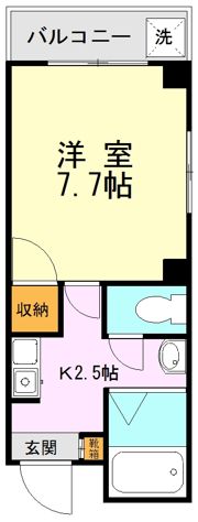 B－FLAT新屋敷の間取り画像