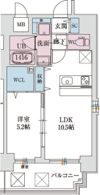 スプランディッド新大阪VIIIの間取り画像