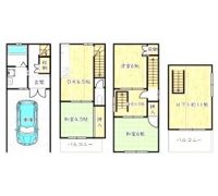 上新庄戸建3-2-13の間取り画像