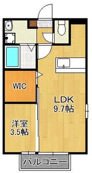 ミモザコートの間取り画像