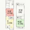 倉治3丁目連棟貸家の間取り画像