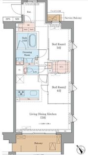 LUXENA船堀の間取り画像