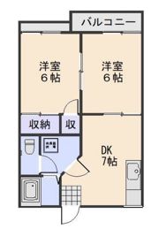 コーポラスさくらの間取り画像