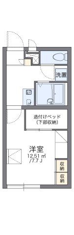 レオパレスぱいんの間取り画像