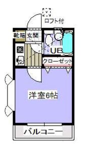 ローズアパートK15の間取り画像
