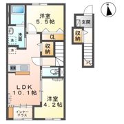 ソランジュの間取り画像