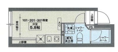 COCOFLAT東高円寺の間取り画像