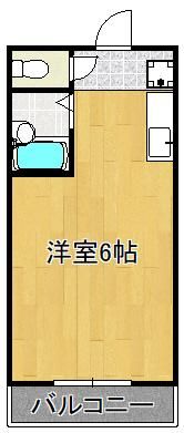 レジデンス歯科大前の間取り画像