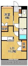 シャーレ大喜の間取り画像