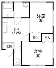 紫陽花II1の間取り画像