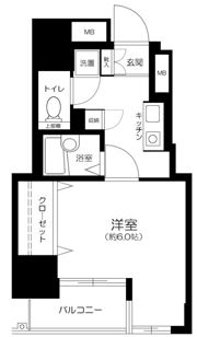 ヴェルト五反田西の間取り画像