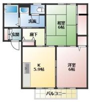 バリュージュ雄希 B棟の間取り画像