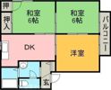 メゾンパストラルIIの間取り画像