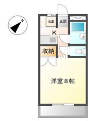 フォレスト，コーポの間取り画像