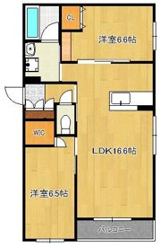 クレスティークの間取り画像