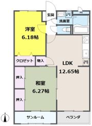 サニーガーデンの間取り画像