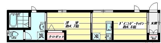 駒屋マンションの間取り画像