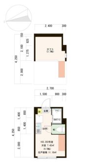 カトレア南長崎の間取り画像
