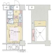 エステムコート難波ミューステージの間取り画像