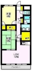 ベルテ中居の間取り画像