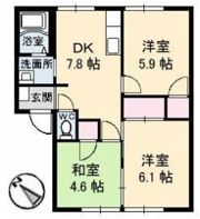 フレグランス春日 A棟の間取り画像