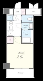 ヴィラマリオンの間取り画像