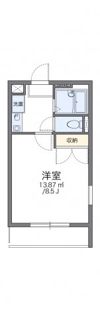 レオパレス城南田村の間取り画像