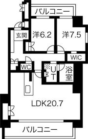 ラ フルール 覚王山の間取り画像