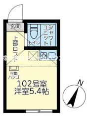 ユナイト富岡マリンジェッターの間取り画像