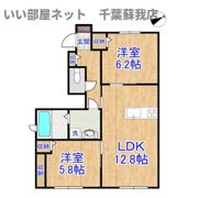 ヴィルフォーレBの間取り画像