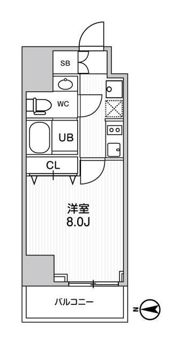 グラシアプレイス曳舟の間取り画像