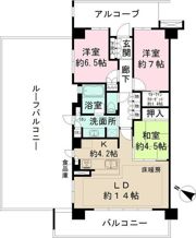 ザ・パークハウス相生山の間取り画像