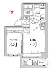 Log代々木の間取り画像