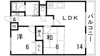 サンライズ明和の間取り画像