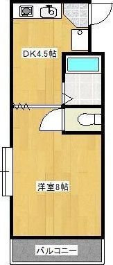 メゾンドール高丘の間取り画像