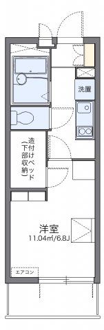 レオパレススカイ仙台の間取り画像